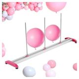 Balloon Sizer Ruler Metal Balloon Measurement Tool Adjustable Balloon Ruler 0-12 inch for Balloon Decorations Arches (Solid)