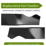 Bularie 2105200317A Mower Blade 21\", with Oval Center Hole, Compatible with Murray Daye HyperTough Mower, Fit for MNA152701 MNA152901 MNA152903, Replace 2105200317 84005221, 2 Pack