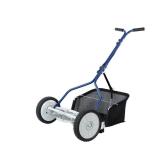 Amazon Basics 18-Inch 5-Blade Push Reel Lawn Mower with Grass Catcher, Blue