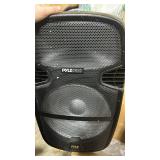 Pyle Portable Bluetooth PA Speaker System - 1000W Outdoor Speaker with 15\" Subwoofer, USB/SD Reader, FM Radio, LED Lights, Wheels, Remote Control, Tripod, & Microphone Input