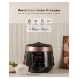 CUCKOO CRP-P1009SB 10-Cup (Uncooked) / 20-Cup (Cooked) Heating Pressure Rice Cooker & Warmer with Nonstick Inner Pot, 13 Menu Modes, Fuzzy Logic Tech, 3 Voice Guide, Auto Clean (Black)