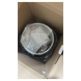 12 Quart Steel Electric Digital Pressure Cooker with Stainless Steel Pot in Silver