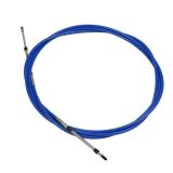 Yunnergo 10FT 13FT 20FT 8FT Marine Throttle Shift Control Cable 33C Blue Compatible with Marine Outboard Engine Control Box (2Pcs,13ft/3.9 Meter)
