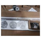 Espird Chrome Bathroom Light Fixtures, 4 Light Bathroom Vanity Light with Clear Glass Shade, 30 in Modern Vanity Light, Bathroom Lighting Fixtures Over Mirror for Bathroom/Living Room