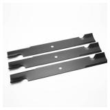 (3 Pack) 60 Inch Mower Blades Fit for Bad Boy Exmark Gravely Hustler Toro Dixie Chopper 038-2007-00 High Lift Mulching Blades, Replaces Exmark 633483, 038-2007-00, 038-6050-00, Toro 105771803