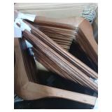 Uinicor Wooden Hangers - 60 Pack - Clothes Hanger for Daily Used,Heavy Duty Wood Hangers with Precisely Cut Notches,Coat Hanger for Closet, Clothes Hangers for Shirt Suit Dresï¼Waluntï¼