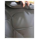 FiveFox Fit 4Runner Car Seat Covers (Only for 5 Seats Version) for Select Toyota 4Runner 2003-2024 - Full Coverage Leather, Airbag Compatible, Waterproof & All Weather Seat Cushion Protector, Black