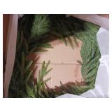 24\" Real Touch Norfolk Pine Wreath for Front Door Large Artificial Winter Pine Greenery Christmas Wreath for Front Door Window Walls Xmas Decor Indoor Outdoor Home Decoration