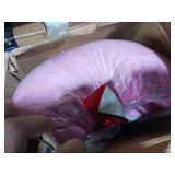 Nestl Reading Pillow with Shredded Memory Foam, Designed for Sitting Up in Bed and Couch, Back and Arms Adjustable Support for Adult & Teens Backrest Pillows for Reading with Washable Cover Light Pink