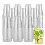 Turbo Bee 1000 Pack 16oz Plastic Cups,Disposable Clear Drinking Cups,Hot and Cold Drink Container for Water, Juice, Soda,Coffee