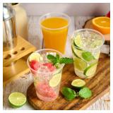 Turbo Bee 1000 Pack 16oz Plastic Cups,Disposable Clear Drinking Cups,Hot and Cold Drink Container for Water, Juice, Soda,Coffee