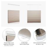 MYshade Top Down Bottom Up Cordless Cellular Shades Blackout Blinds for Indoor Windows - Room Darkening Window Blinds & Shades - Easy to Install - 27\" W x 72\" H (Beige)
