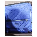 Ytonet Rolling Briefcase for Women, 17.3 Inch Large Rolling Laptop Bag with Wheels, Water Resistant Stylish Overnight Computer Bag for Work Travel College Business Wife Mom Teacher, Purple