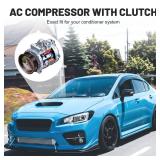New AC Air Condition Compressor with Clutch for 2002-2009 GMC Envoy XL XUV 4.2L, for 2005-2009 Saab 9-7x 4.2L,for Buick Rainier 2004-2007 4.2L,for Chevrolet Trailblazer EXT 2002-2009