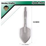 MonkeyKingBar- 18 Inch Clay Spade Shovel Chisel for Heavy Duty Jack Hammer Drill Bit -(30MM) Shank Hammer with Hex Shank for Digging Soil