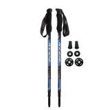 Fizan Compact 3 Trekking Poles â 5.6 oz Ultralight, Backpacking, Thru Hiking Poles, Adjustable, Collapsible, Customized Fit, EVA Grips, Aluminum Walking Sticks (Compact 3 / EVA/Blue)