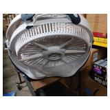 Lasko Wind Machine Fan, Air Circulator Fan with 3 Speeds, 20\" Model 3300, Gray