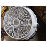 Lasko Wind Machine Fan, Air Circulator Fan with 3 Speeds, 20\" Model 3300, Gray