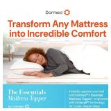 Dormeo The Essentials Mattress Topper, King, 2-Inch with Octacell Technology, Plush Comfort, Breathable, Cooling Foam Mattress