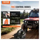 VEVOR 2-in-1 Electric Hoist Winch, 1100 lbs Lift Capacity, 1500W Portable Power Winch Crane, 22.9 ft Lifting Height, 13 ft/min with Wired Remote Control, for Garage, Warehouse, Factory Lifting Towing