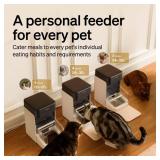PETLIBRO RFID Automatic Cat Feeder, Collar Tag-Activated Personalized Meals, 5G&2.4G Wi-Fi Programmable Cat Food Dispenser with Cats Recognition & Diet Tracking for Multi-Pet Homes and Different Diets
