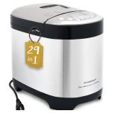 KITCHENARM 29-in-1 SMART Bread Machine with Gluten Free Setting 2LB 1.5LB 1LB Bread Maker Machine with Homemade Cycle - Stainless Steel Breadmaker with Recipes Whole Wheat Bread Making Machine