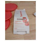 Tupperware 6pc (set of 3) Serve and Store Food Storage Canister Set Pink - Retail: $20