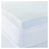 Queen 3\" Sereneâ¢ Foam Mattress Topper - Casalunaâ¢: CertiPUR-US, Plush Polyester Cover, Machine Washable - Retail: $179