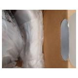 Queen 3\" Sereneâ¢ Foam Mattress Topper - Casalunaâ¢: CertiPUR-US, Plush Polyester Cover, Machine Washable - Retail: $179