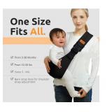 Marrlly Baby Carrier Newborn to Toddler, Toddler Carrier,Adjustable Baby Sling Carrier Non-Slip Hip Seat Carrier Carrying 10-30 lbs - Retail: $23