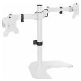 VIVO Black Dual Monitor Desk Stand Mount  Fits Up to 27  Computer Screens - Retail: $60