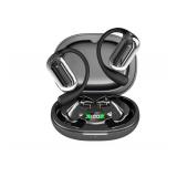 Open Ear Headphones Bluetooth V5.3 Wireless Earbuds with Earhooks with Digital Display Charging Case - Retail: $23