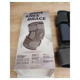 Sparthos Hinged Knee Brace - Relieves ACL, MCL, Meniscus Tear, Arthritis, Tendon Pain - Dual Metal Side Stabilizers - Support for Running, For Men and Women Check Size Chart Large - Retail: $15