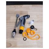 Garden Hose Spray Nozzle Set with Accessories - Retail: $12