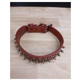 Spiked Leather Dog Collar Medium  - Retail: $35