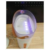 Oscillating Tower Fan With Misting Feature 3 Speed Setting 600ml Water Tanks Bladeless Desk Fan For Home And Office - Retail: $52
