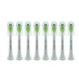 8x Philips Sonicare DiamondClean Standard White Brush Heads | No Box - Retail: $60