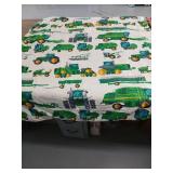 Farm Equipment Themed Blanket 40 inches x 50 inches - Retail: $12