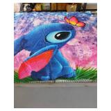 Stitch Character Art Blanket 50 x 60 inches - Retail: $25