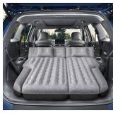 Inflatable SUV Air Mattress Bed Car Mattress for SUV, Double-Sided Flocking Travel Camping Bed, Car Sleeping Mattress for Universal SUV with Air Pump 2 Pillows - Retail: $69