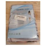 Christmas Shower Curtain Set with  Hooks - Retail: $15