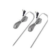 2-Pack Temp Meat Probe Replacement for Pit Boss Pellet Grills and Smokers, 3.5 mm Plug Thermometer Probes ï¼Compatible with Pit Boss Series Pellet Grill - Retail: $13