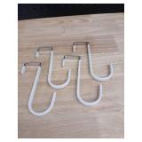 Over the Door Hooks Set of 4 - Retail: $0