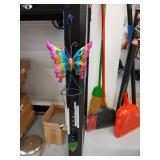 Colorful Butterfly Wind Chime with Metal Tubes - Retail: $15