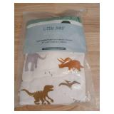 Little Jump Dinosaur Muslin Baby Blanket - Retail: $24