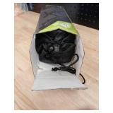 PEUJEW Camping Pillow Travel Pillow Small Shredded Memory Foam Pillow - Compressible Medium Firm, Breathable Cover, Ideal Backpacking Hiking, Airplane and Car - Retail: $25