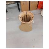 Wicker Storage Patio Accent Table Tan - Thresholdâ¢ - Retail: $100