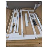 $240 maxtek 72x48 Rolling Double-Sided Magnetic Whiteboard on Wheels