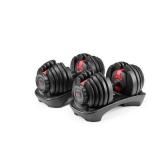 $345 Bowflex SelectTech 552 Dumbbell Set - Black