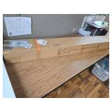 $176 Fireplace Mantel 72inch - Solid Wood Mantel Shelf (Black)